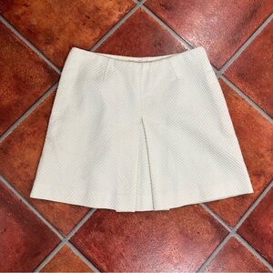 Tory Burch Ivory Boucle Skirt